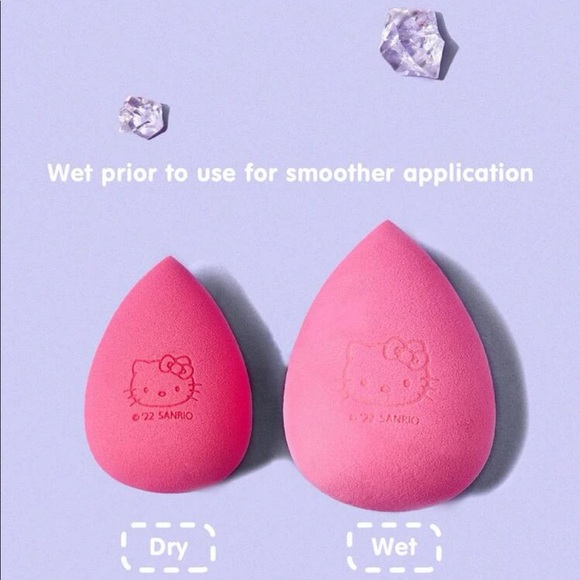NEW•LIMITED EDITION• SANRIO HELLO KITTY MAKE UP SPONGE 3-PACK•NEW - Picture 6 of 12